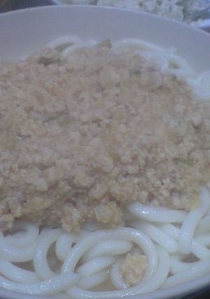 がっつり？さっぱり？肉味噌おろしうどん-レシピのメイン写真