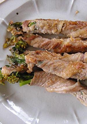 菜の花と豚肉の巻き巻き-レシピのメイン写真