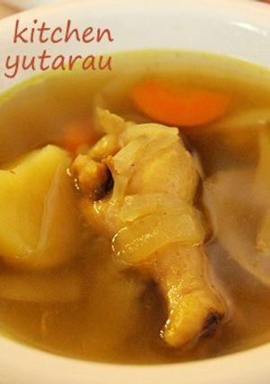 骨付きチキンのスープカレー-レシピのメイン写真
