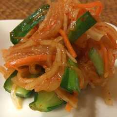 รูปของ キムチの素で、あっさり美味しいオイキムチ