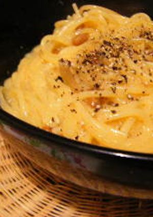 納豆で濃厚カルボナーラ-レシピのメイン写真