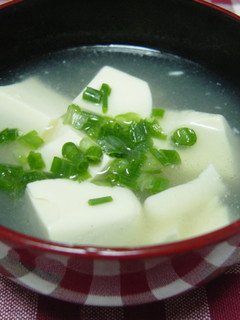 ウェイパーとお豆腐の優しいスープ-レシピのメイン写真