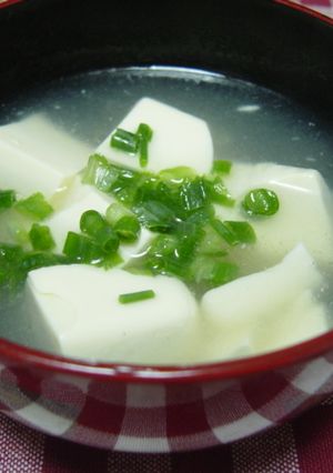 ウェイパーとお豆腐の優しいスープ-レシピのメイン写真