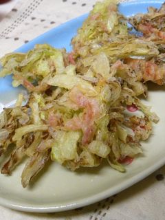 春キャベツとベーコンのかき揚げ!-レシピのメイン写真