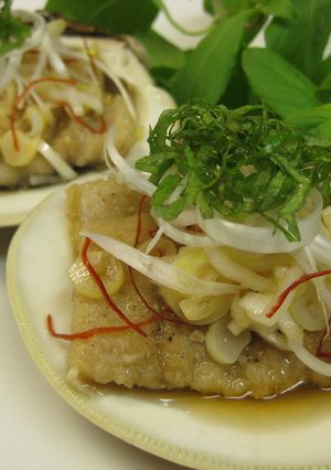 どんぐり料理　ウナギの甘酢漬け-レシピのメイン写真