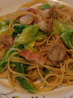 ♡ 春キャベツとホタテの和風パスタ ♡-レシピのメイン写真