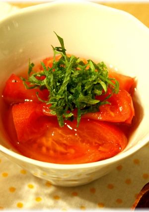 トマトのだし酢和え-レシピのメイン写真