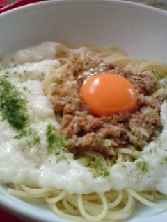 トロネバひきわり納豆パスタ-レシピのメイン写真