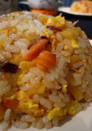 鮭とたくあんのキムチチャーハン-レシピのメイン写真