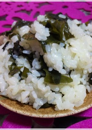 簡単☆わかめご飯-レシピのメイン写真