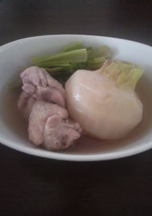 鶏肉とかぶらの煮物-レシピのメイン写真