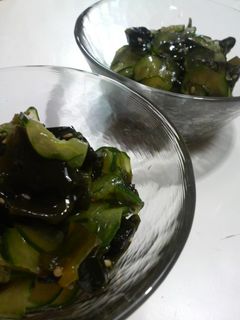 簡単☆きゅうりとわかめのお酢の物-レシピのメイン写真