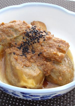 ■ごまが濃厚■なすの利休煮-レシピのメイン写真