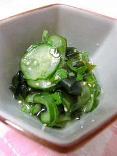さっぱり☆わかめときゅうりの酢の物-レシピのメイン写真