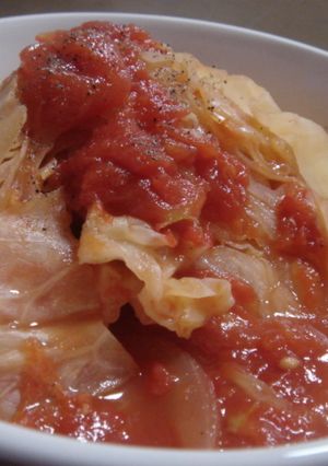 ダイエットに☆キャベツたっぷりトマト煮♪-レシピのメイン写真