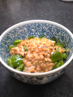 ピーマン納豆丼-レシピのメイン写真