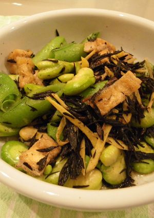 空豆のホットサラダ-レシピのメイン写真