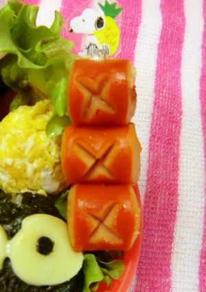 何か可愛い・ω・♪キャラ弁に!!-レシピのメイン写真