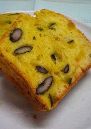 かぼちゃ☆黒豆のパウンドケーキ-レシピのメイン写真