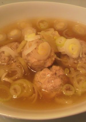 生姜でぽかぽか♪鶏団子の生姜とろみ汁!-レシピのメイン写真
