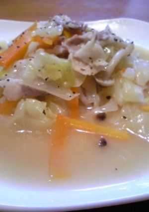 野菜の旨味たっぷり！キャベツのスープ煮-レシピのメイン写真