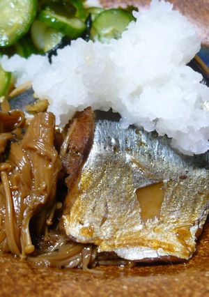 圧力鍋でサンマの甘露煮★みぞれのせ-レシピのメイン写真