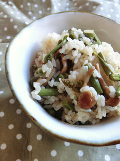 しっかり味の 山菜炊き込みご飯*-レシピのメイン写真