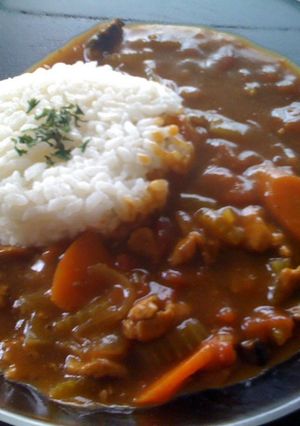 香味野菜たっぷりトマト風味カレー♥-レシピのメイン写真