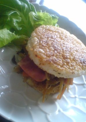 決定版『きんぴらライスバーガー』♪-レシピのメイン写真