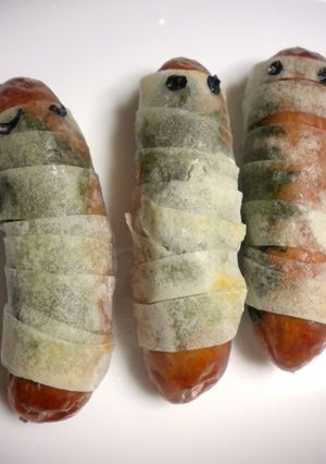 ミイラウィンナー＆タコさんミイラ（手下）-レシピのメイン写真