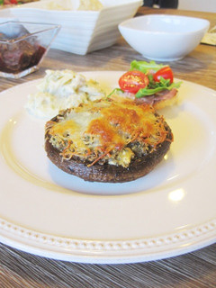 ベビーポータベラ♡モッツァレラハーブ焼き-レシピのメイン写真