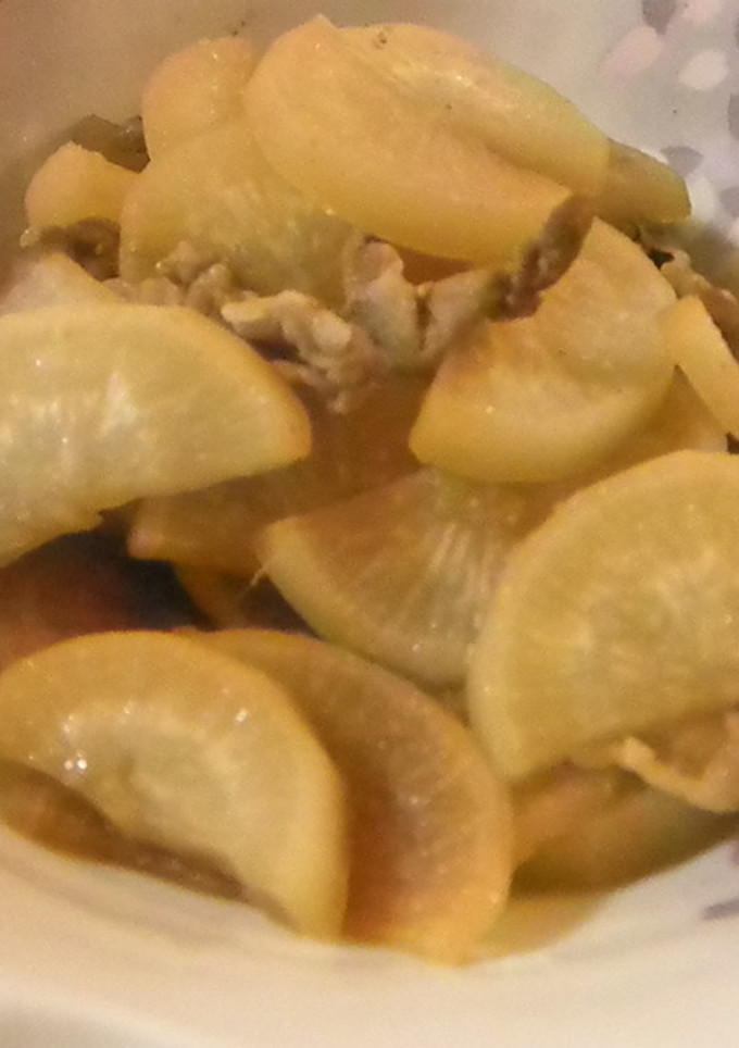 大根と豚ばらの炒め煮-レシピのメイン写真