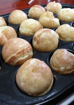 たこ焼き風☆米粉で【まんまるホットケーキ】-レシピのメイン写真
