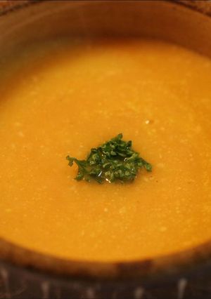 ニンジンの胡麻味噌ポタージュ-レシピのメイン写真