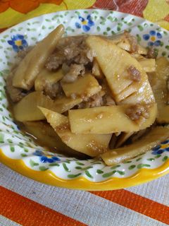 うまうま筍と豚肉の味噌炒め-レシピのメイン写真
