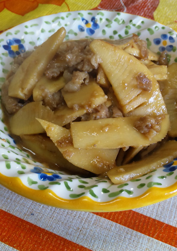 うまうま筍と豚肉の味噌炒め-レシピのメイン写真