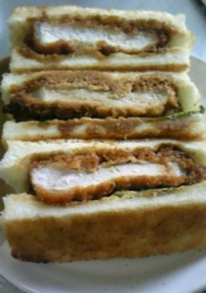 豚カツ大好き☆ランチ★にカツサンド♪-レシピのメイン写真