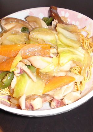 春野菜のあんかけバリソバ-レシピのメイン写真