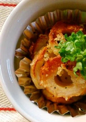 お弁当に♪ちくわのチーズパン粉焼き-レシピのメイン写真