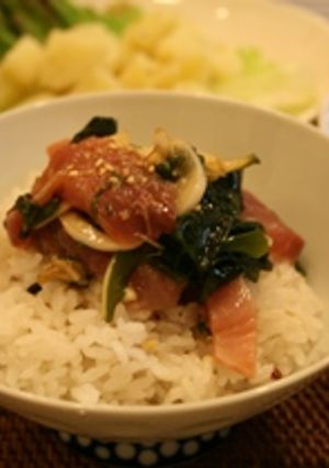 カツオ漬け丼-レシピのメイン写真