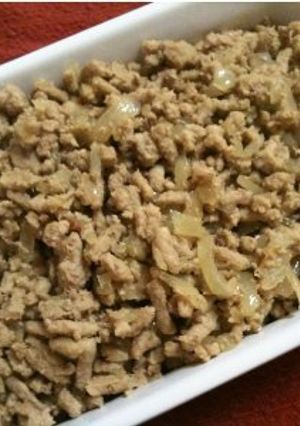 ひき肉と玉ねぎの常備菜-レシピのメイン写真