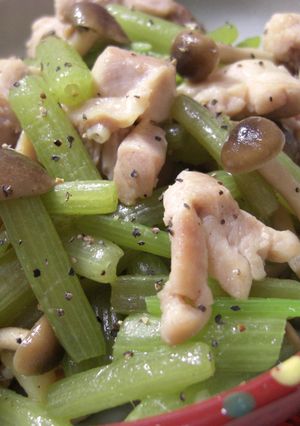 ✿ふき・しめじ・鶏肉の塩炒め✿-レシピのメイン写真