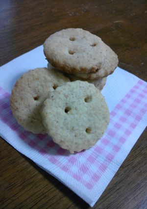 生クリームざくほろクッキー☆卵なし-レシピのメイン写真