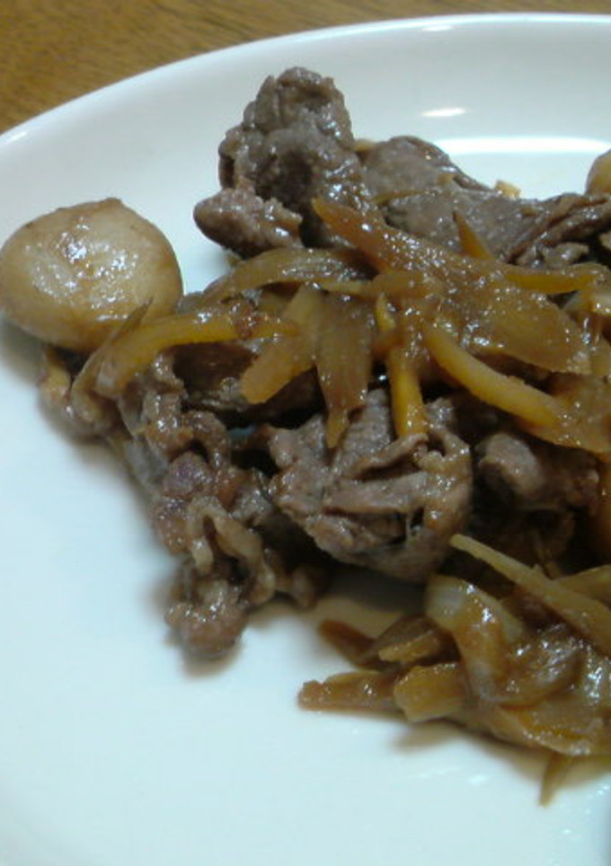 牛肉と里芋のしょうが炒め煮-レシピのメイン写真