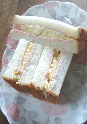 新たまねぎと卵のサンドイッチ∮-レシピのメイン写真