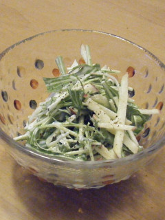 りんごと水菜のサラダ-レシピのメイン写真