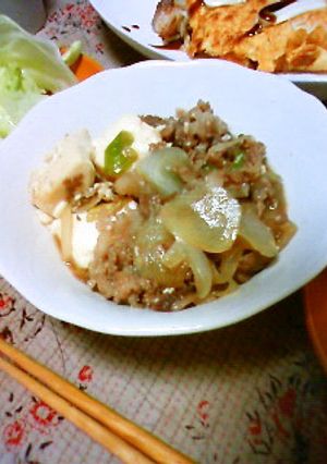 夏バテ予防に☆簡単肉豆腐-レシピのメイン写真