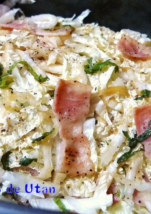 大葉が決め手☆レンジで簡単白菜の重ね蒸し-レシピのメイン写真