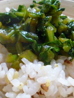 超簡単★ご飯がススム!かぶの葉炒め-レシピのメイン写真