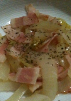 玉ねぎとベーコンの煮もの-レシピのメイン写真
